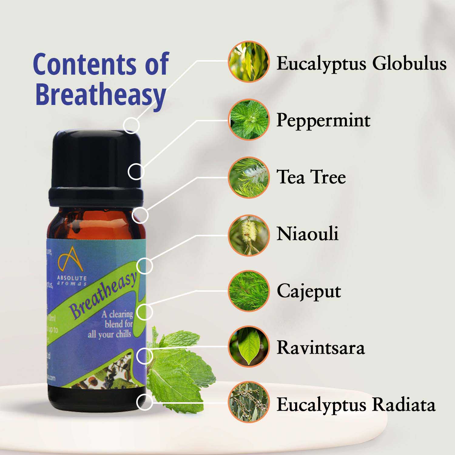 Contents Of Breatheasy Essential Blend
