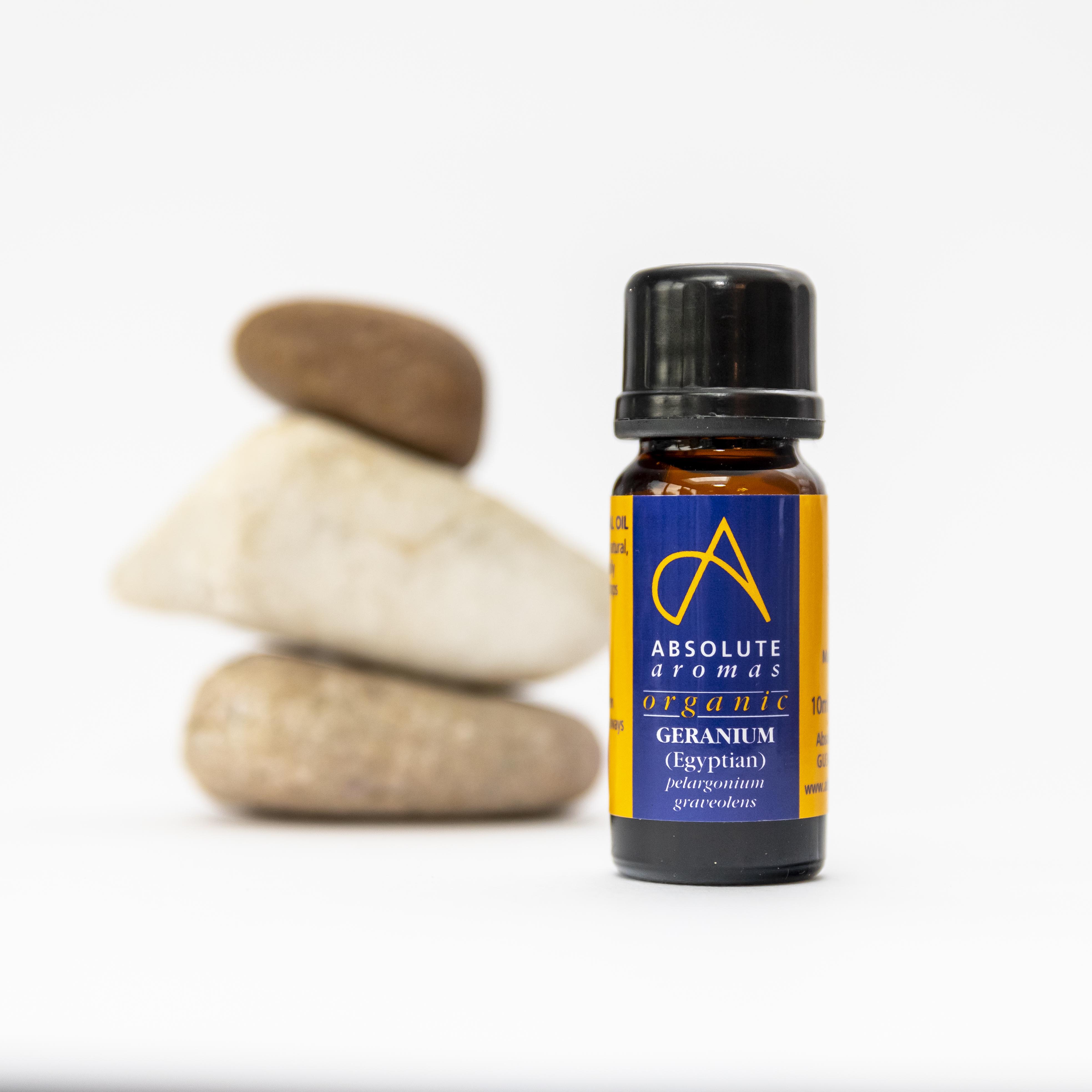 Organic Geranium Egyptian Essential Oil Absolute Aromas India